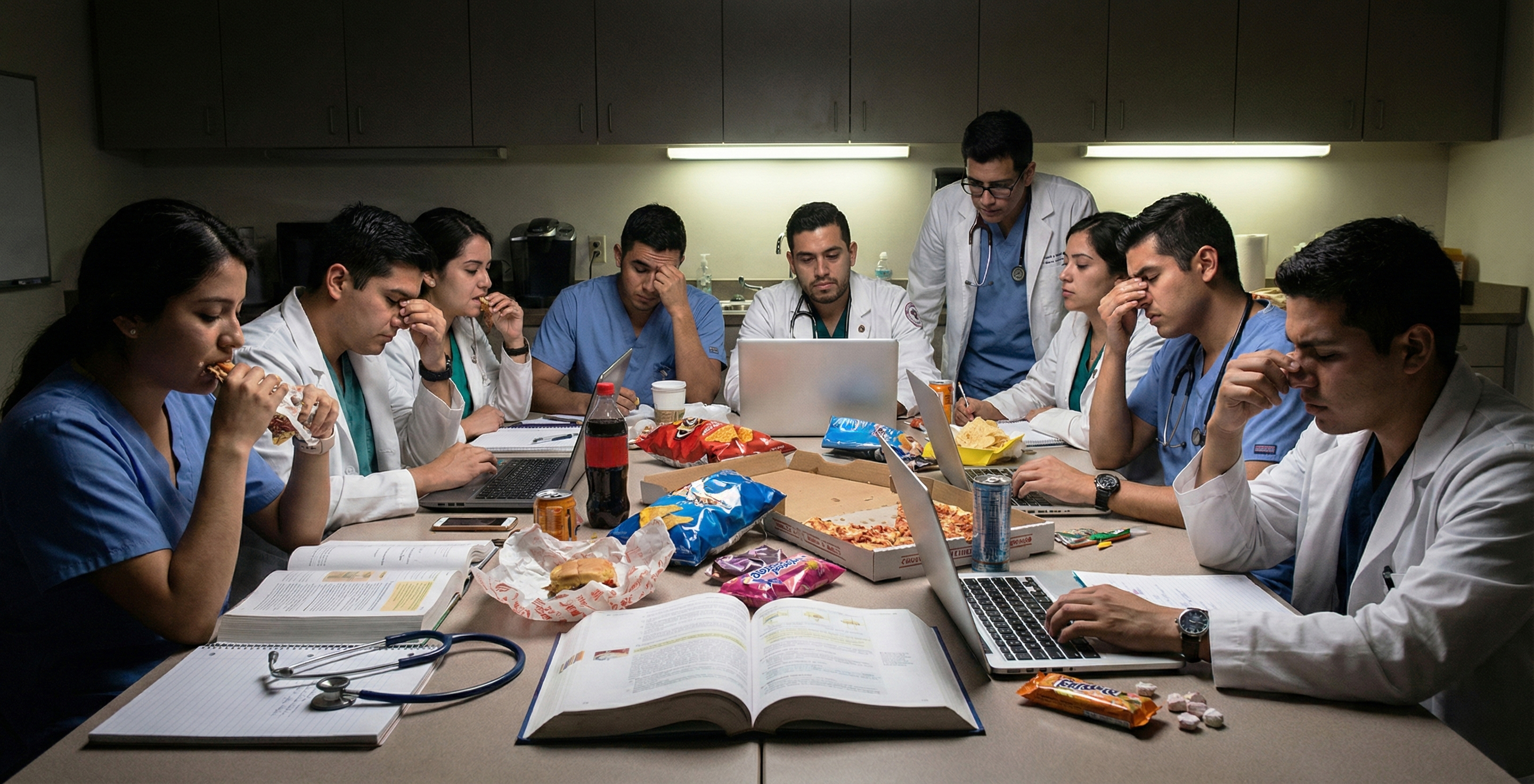 ¿Qué tan bien comen las y los estudiantes de medicina?